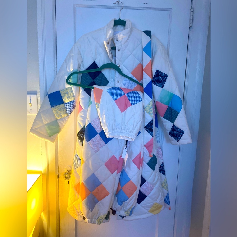 COPY - Yllw the label patchwork jacket and joggers